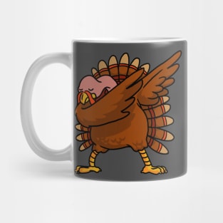 Dabbing Turkey Thanksgiving Shirt Funny Turkey Dab T-shirt Mug